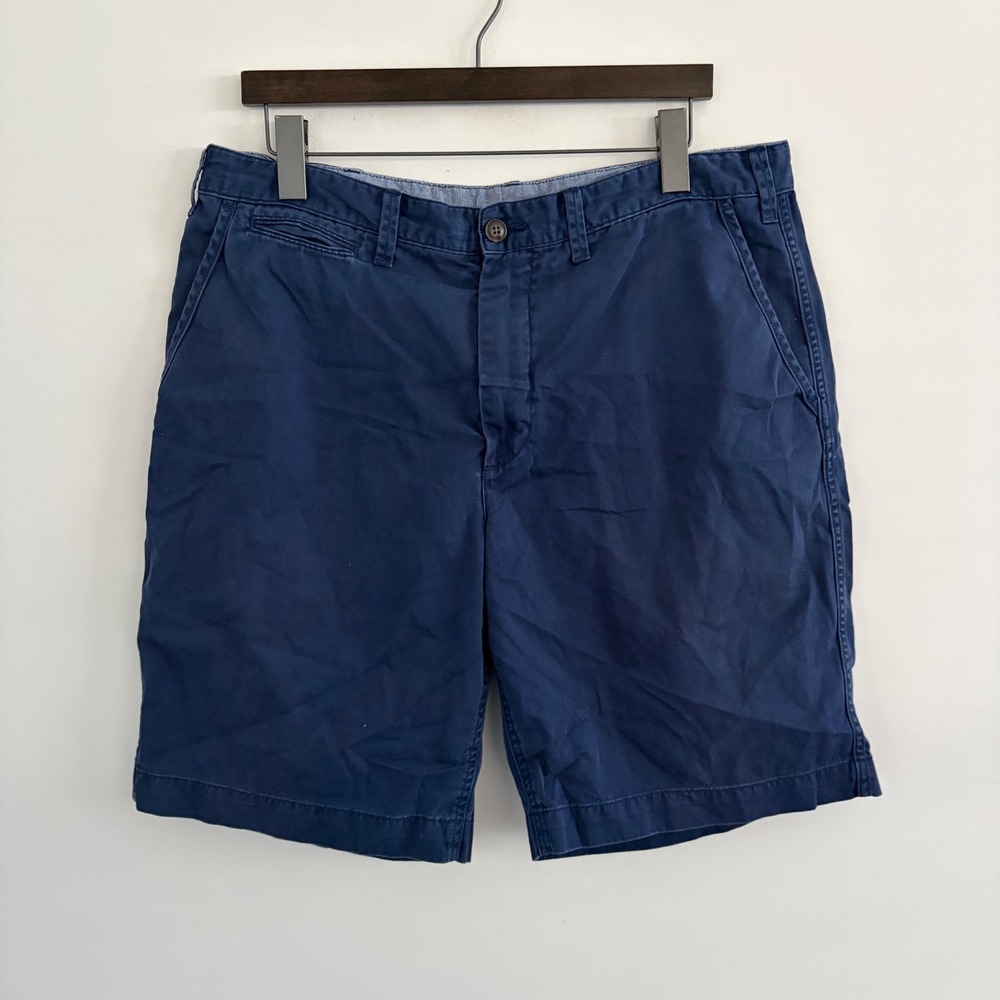 Polo Ralph Lauren Mens Relaxed Fit Chino Shorts Navy Blue Size 35